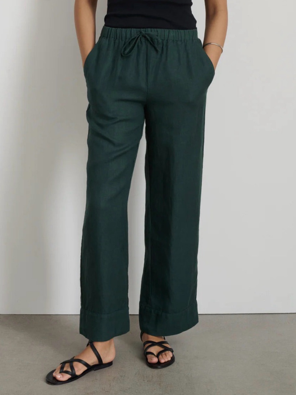 Alex Mill Women’s Riley Linen Pants in Pine Grove